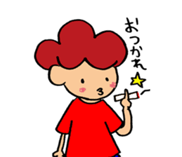 Daily conversation of cute girl sticker sticker #8021124
