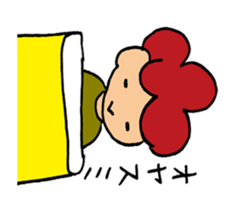 Daily conversation of cute girl sticker sticker #8021127