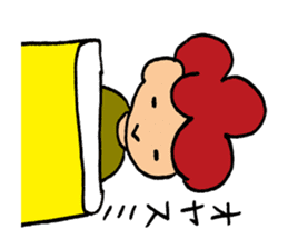 Daily conversation of cute girl sticker sticker #8021127