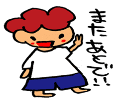 Daily conversation of cute girl sticker sticker #8021129