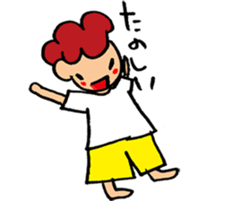 Daily conversation of cute girl sticker sticker #8021130