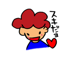 Daily conversation of cute girl sticker sticker #8021135