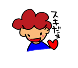 Daily conversation of cute girl sticker sticker #8021135