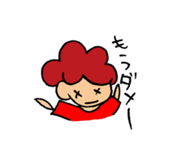 Daily conversation of cute girl sticker sticker #8021142