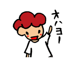 Daily conversation of cute girl sticker sticker #8021143