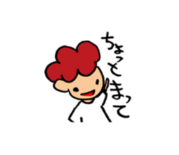 Daily conversation of cute girl sticker sticker #8021144