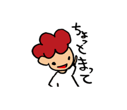 Daily conversation of cute girl sticker sticker #8021144