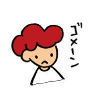 Daily conversation of cute girl sticker sticker #8021145