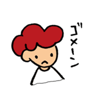 Daily conversation of cute girl sticker sticker #8021145