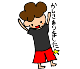 Daily conversation of cute girl sticker sticker #8021148