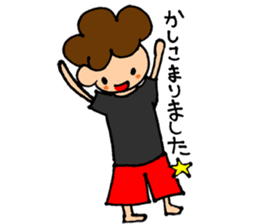 Daily conversation of cute girl sticker sticker #8021148