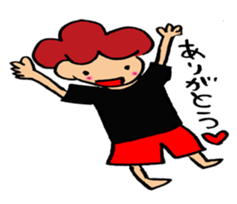 Daily conversation of cute girl sticker sticker #8021150