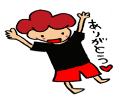 Daily conversation of cute girl sticker sticker #8021150