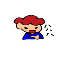 Daily conversation of cute girl sticker sticker #8021152