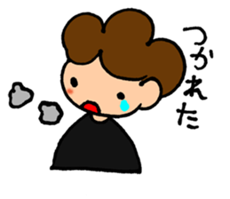 Daily conversation of cute girl sticker sticker #8021153