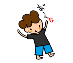 Daily conversation of cute girl sticker sticker #8021157