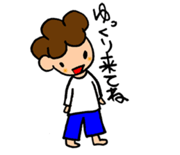 Daily conversation of cute girl sticker sticker #8021161
