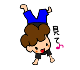 Daily conversation of cute girl sticker sticker #8021162