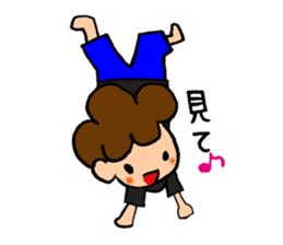 Daily conversation of cute girl sticker sticker #8021162