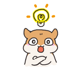 Life of hamster sticker #8021436