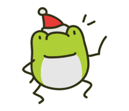 Keko the frog "frog in christmas" sticker #8021484