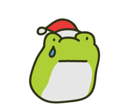 Keko the frog "frog in christmas" sticker #8021489