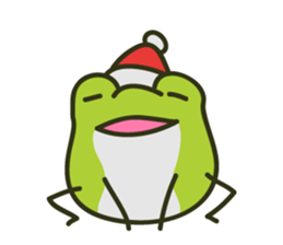 Keko the frog "frog in christmas" sticker #8021494