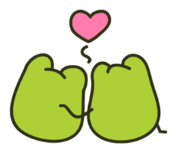 Keko the frog "frog in christmas" sticker #8021500