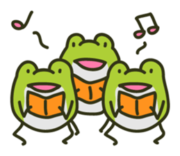 Keko the frog "frog in christmas" sticker #8021502
