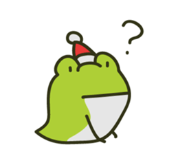 Keko the frog "frog in christmas" sticker #8021516