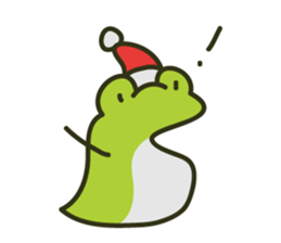 Keko the frog "frog in christmas" sticker #8021517
