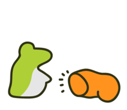 Keko the frog "frog in christmas" sticker #8021519