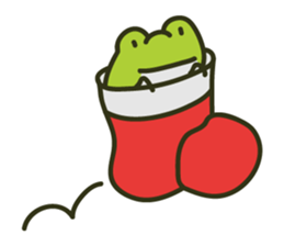 Keko the frog "frog in christmas" sticker #8021521