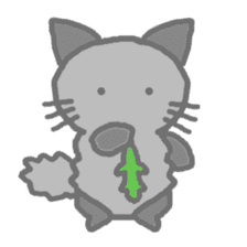 kuromofu cat sticker #8021615