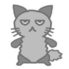 kuromofu cat sticker #8021626