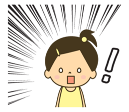 Gymnastic girl sticker #8021821