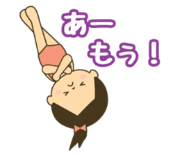 Gymnastic girl sticker #8021824