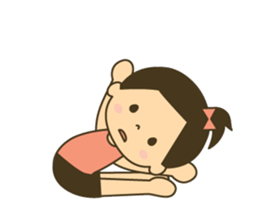 Gymnastic girl sticker #8021840