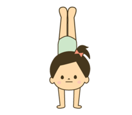 Gymnastic girl sticker #8021842