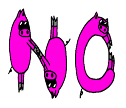 Day Pinkubuta (frequently used words) sticker #8022005