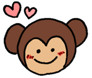 Mr. Monkey and Mr. Rabbit sticker #8022165