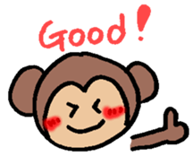 Mr. Monkey and Mr. Rabbit sticker #8022169