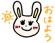 Mr. Monkey and Mr. Rabbit sticker #8022193