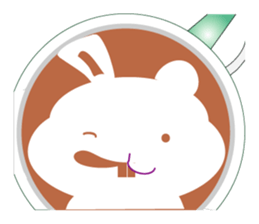 cafe latte sticker #8022572