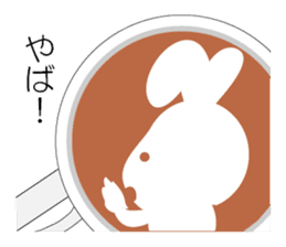 cafe latte sticker #8022584