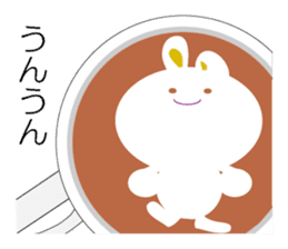 cafe latte sticker #8022587