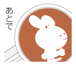 cafe latte sticker #8022595