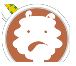 cafe latte sticker #8022600