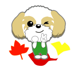 Shih Tzu of Kansai dialect sticker #8022814