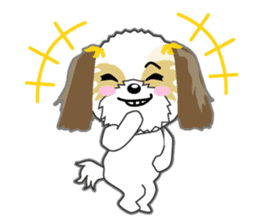 Shih Tzu of Kansai dialect sticker #8022833